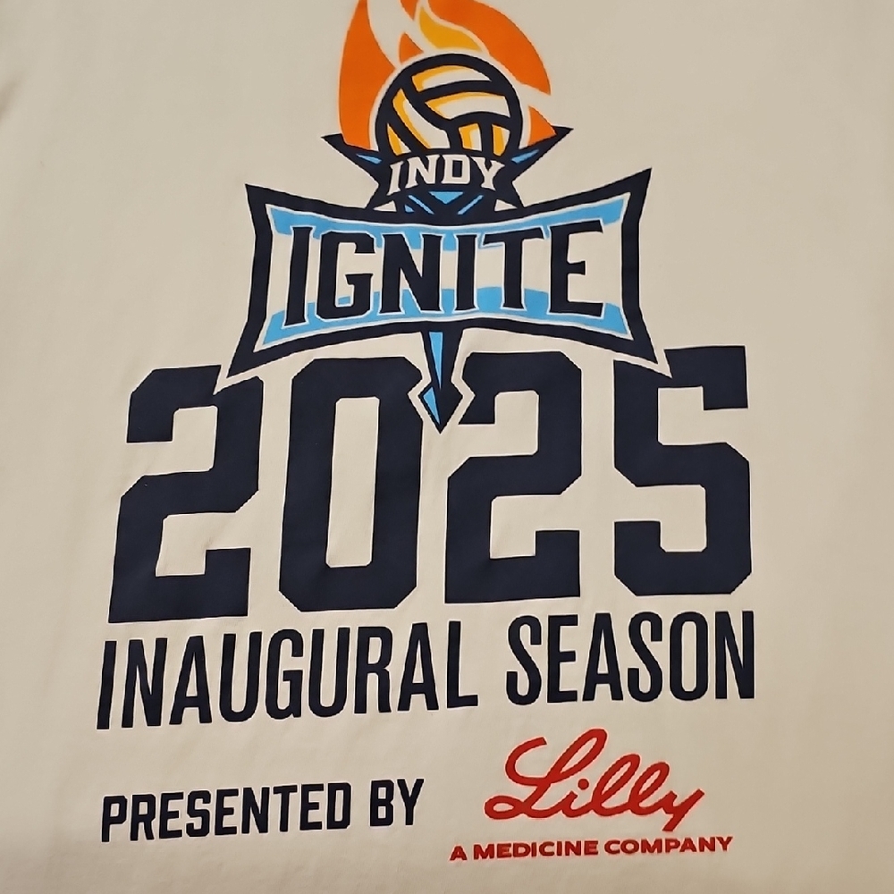 Indy Ignite 2025 Inaugural Season Tee - Cream